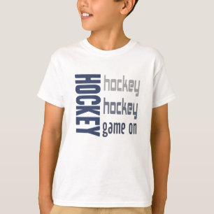 Camiseta Juego De Hockey Unisex Sobre Los Niños Tee