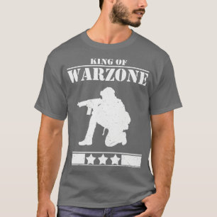 Camiseta Juego De Juego De Rey De La Zona De Guerra