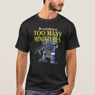 Camiseta Juego de juegos de azar demasiadas miniaturas Warg