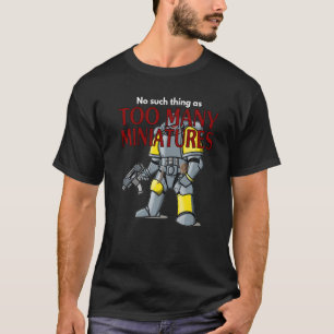 Camiseta Juego de juegos de azar demasiadas miniaturas Warg