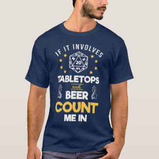 Camiseta Juego de juegos de mesa Nerd Rpg Roleplay Card Gam