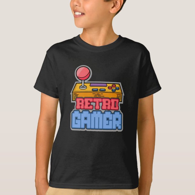 Camiseta Juego de juegos Retro Gamer consola de videojuegos (Anverso)