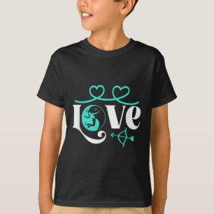 Camiseta Juego de jugador de bádminton Volante Amor Yin-yan