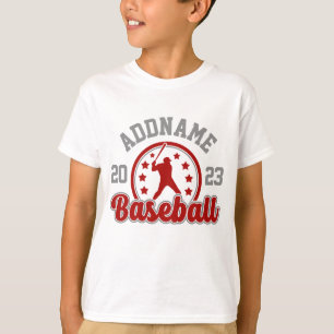 Camiseta Juego de jugador de equipo de béisbol con nombre p