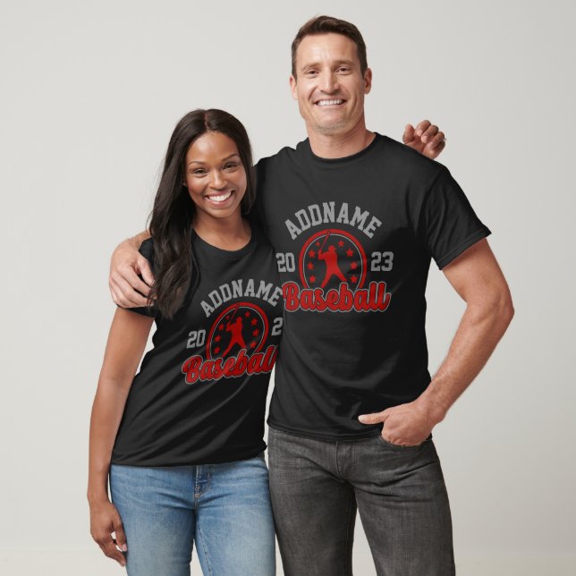 Camiseta Juego de jugador de equipo de béisbol con nombre p (Unisexo)