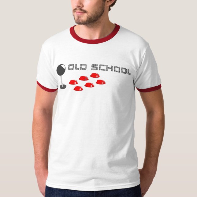 Camiseta Juego de la escuela vieja (Anverso)
