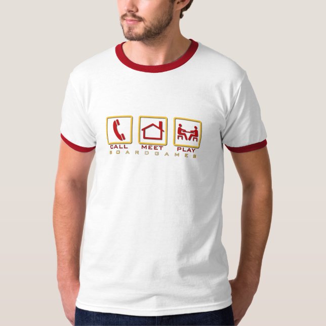 Camiseta Juego de la reunión de la llamada (Anverso)