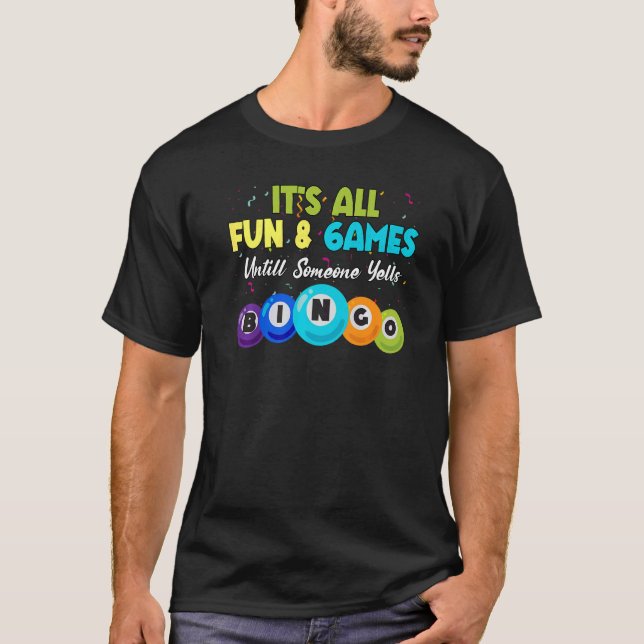 Camiseta Juego de la tarjeta ganadora Lucky de la Lotería d (Anverso)