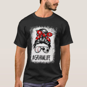Camiseta Juego de la vida de fútbol de gramo blanqueado pel