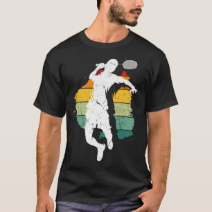 Camiseta Juego de lanzadera del equipo de Badminton Player 