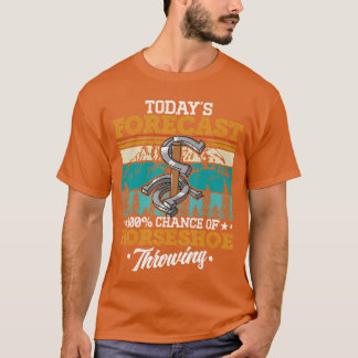 Camiseta Juego de lanzamiento de herradura de caballo jugan
