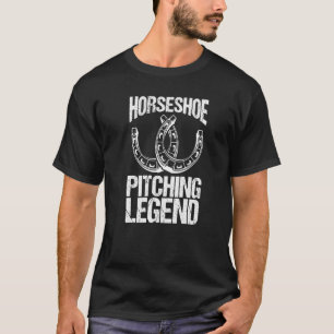 Camiseta Juego de lanzamiento de herradura legendario para 