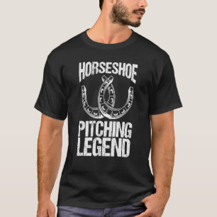 Camiseta Juego de lanzamiento de herradura legendario para 