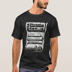 Camiseta Juego de lápiz de máquina mecánica complejo de ing