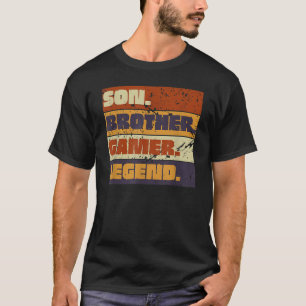 Camiseta Juego de leyenda de Son Brother Gamer