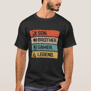 Camiseta Juego de leyendas de videojuegos de Son Brother