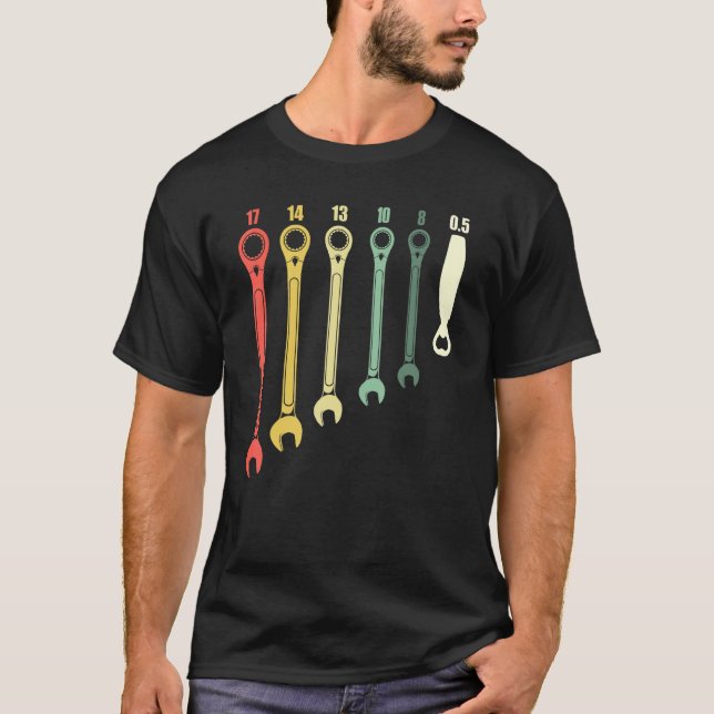 Camiseta Juego de llave de Ratchet para hombres (Anverso)