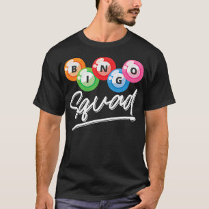 Camiseta Juego de lotería Bingo Squad Lotto Bingo Bi