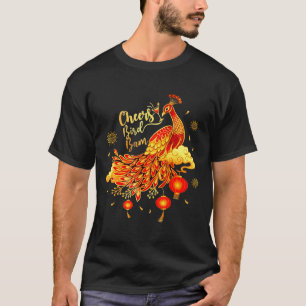 Camiseta Juego de Mahjong de Guisantes Aplausos Pájaro Bam 