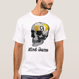 Camiseta Juego de mente de la bola del cráneo 9