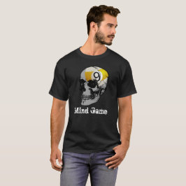 Camiseta Juego de mente oscuro de la bola del cráneo 9
