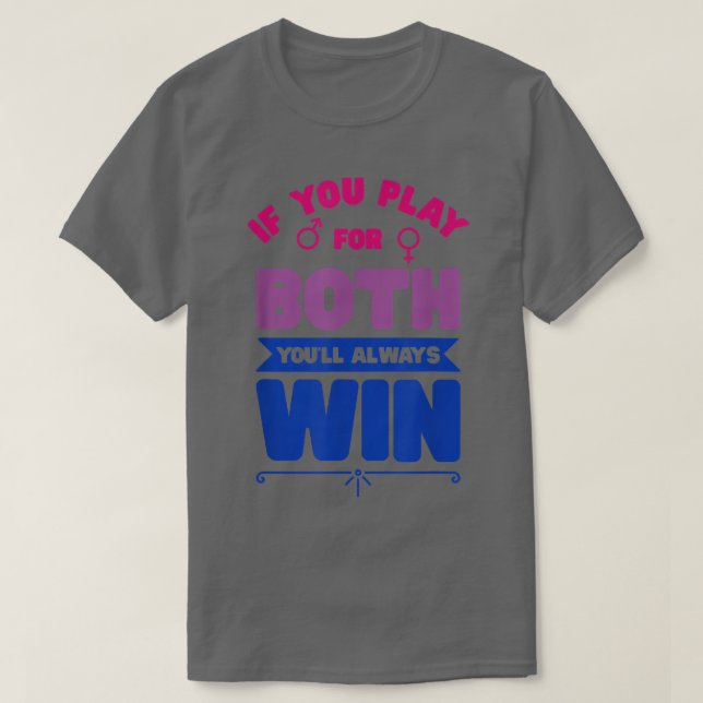 Camiseta Juego de mes del orgullo LGBTQ para ambos y ganas  (Diseño del anverso)