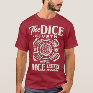 Camiseta Juego de mesa de juego RPG dados - rol maestro