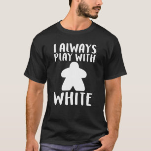 Camiseta Juego de mesa Guay White Meeple para hombres mujer