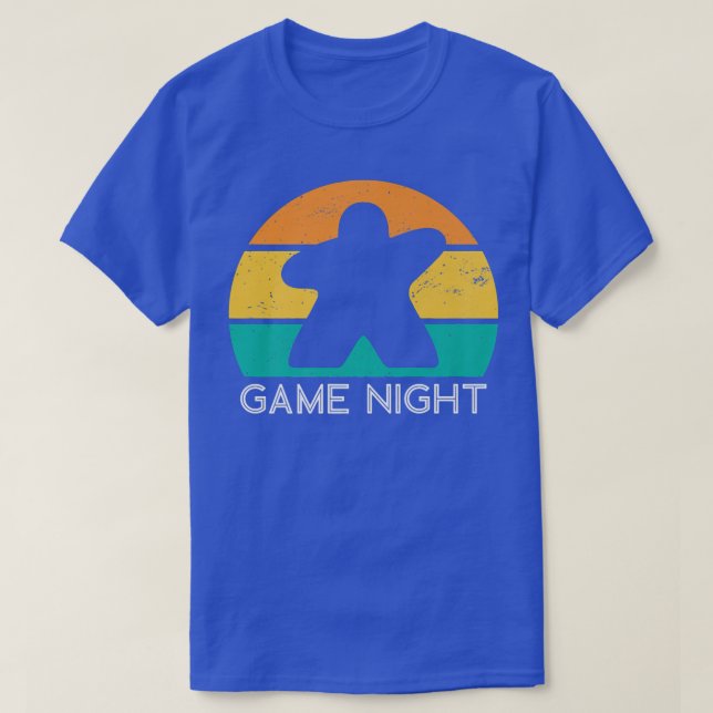 Camiseta Juego de mesa nocturna, juegos de mesa, jugador de (Diseño del anverso)