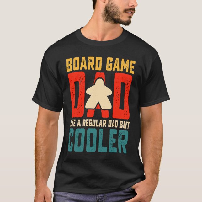 Camiseta Juego de mesa papá juego de mesa entusiasta juego  (Anverso)