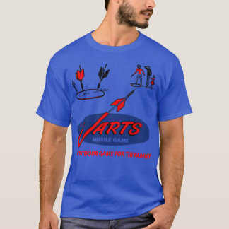 Camiseta Juego de misil de las artes del jardín de los años