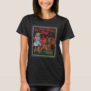 Camiseta Juego de Niños Vintage Horror Humor Oscuro Mi Prim