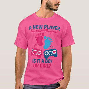 Camiseta Juego de nuevo jugador, juego de baby shower, vide
