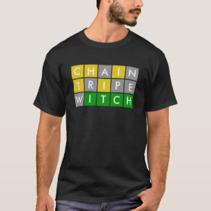 Camiseta Juego de palabras de 5 letras Lewd