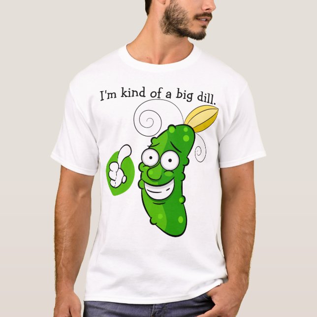 Camiseta juego de palabras divertido, personalizado gran di (Anverso)