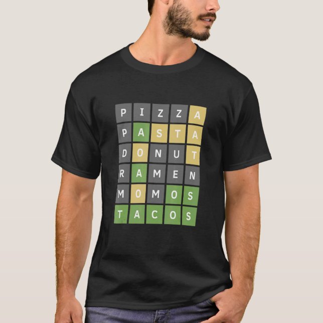 Camiseta Juego de palabras en línea (Anverso)