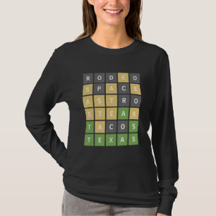 Camiseta Juego de palabras en línea de Texas