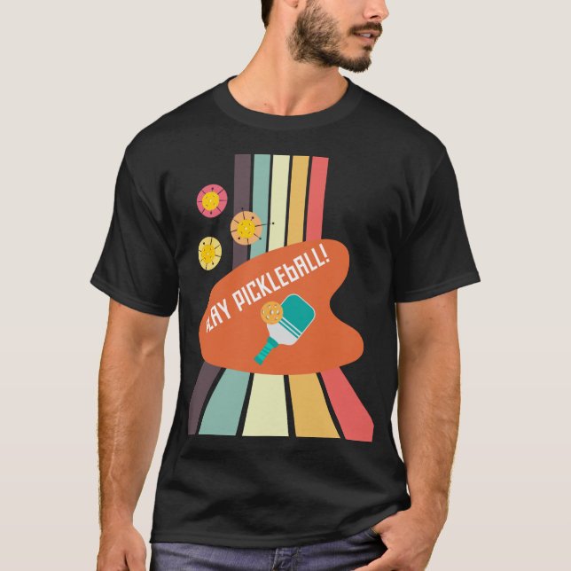 Camiseta Juego de palas de bolas de bolas (Anverso)