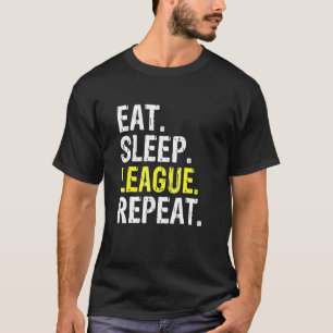 Camiseta Juego de partidos de repetición de la Liga de Sueñ