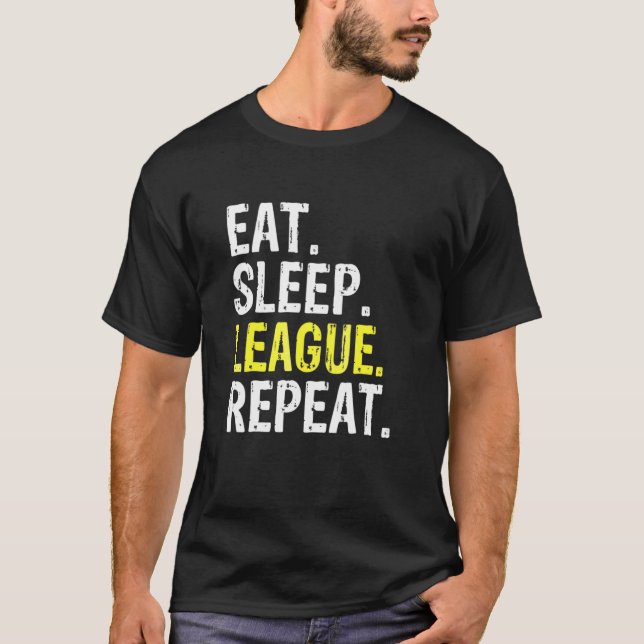Camiseta Juego de partidos de repetición de la Liga de Sueñ (Anverso)