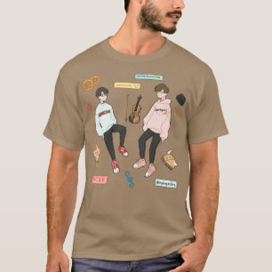 Camiseta Juego de Pegatinas para violines de Twoset 