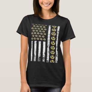 Camiseta Juego de pelota atlética con bandera de voleibol d