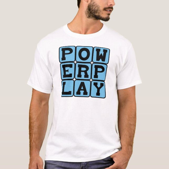 Camiseta Juego de poder, hockey sobre hielo (Anverso)