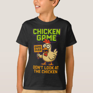 Camiseta Juego de pollo terminado divertido jugador pixel r