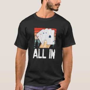 Camiseta Juego de póquer Night Casino Home Game Fun Big Sak