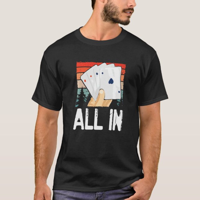 Camiseta Juego de póquer Night Casino Home Game Fun Big Sak (Anverso)