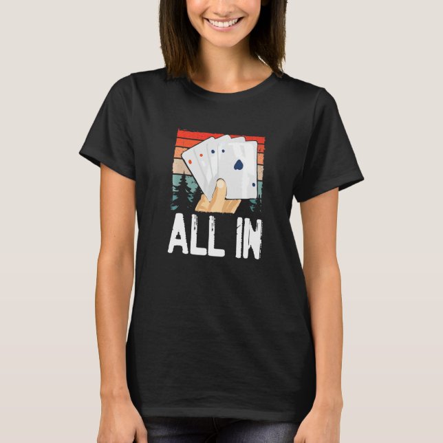 Camiseta Juego de póquer Night Casino Home Game Fun Big Sak (Anverso)