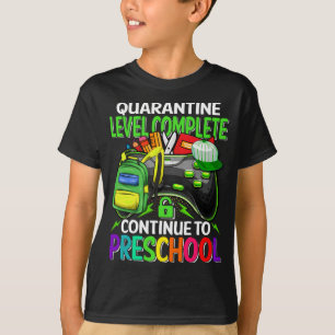 Camiseta Juego De Preescolar De Vuelta A La Escuela De Cami