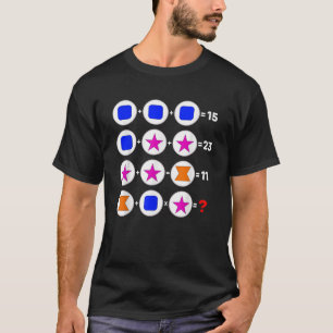 Camiseta Juego de prueba de matemáticas de orden de operaci
