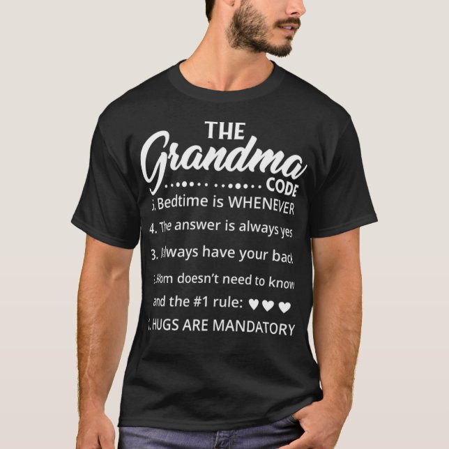 Camiseta Juego de radio Grandma Code T (Anverso)